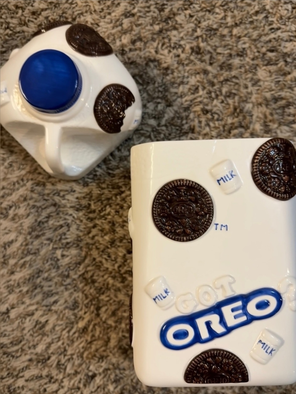 Vintage "Nabisco" Oreo  Milk Jug Cookie Jar - Picture 13 of 16